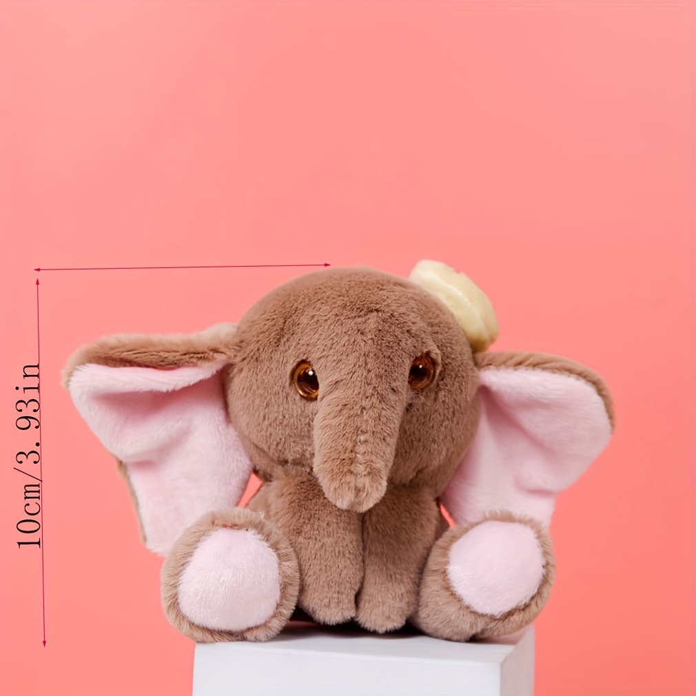 plush elephant keychain