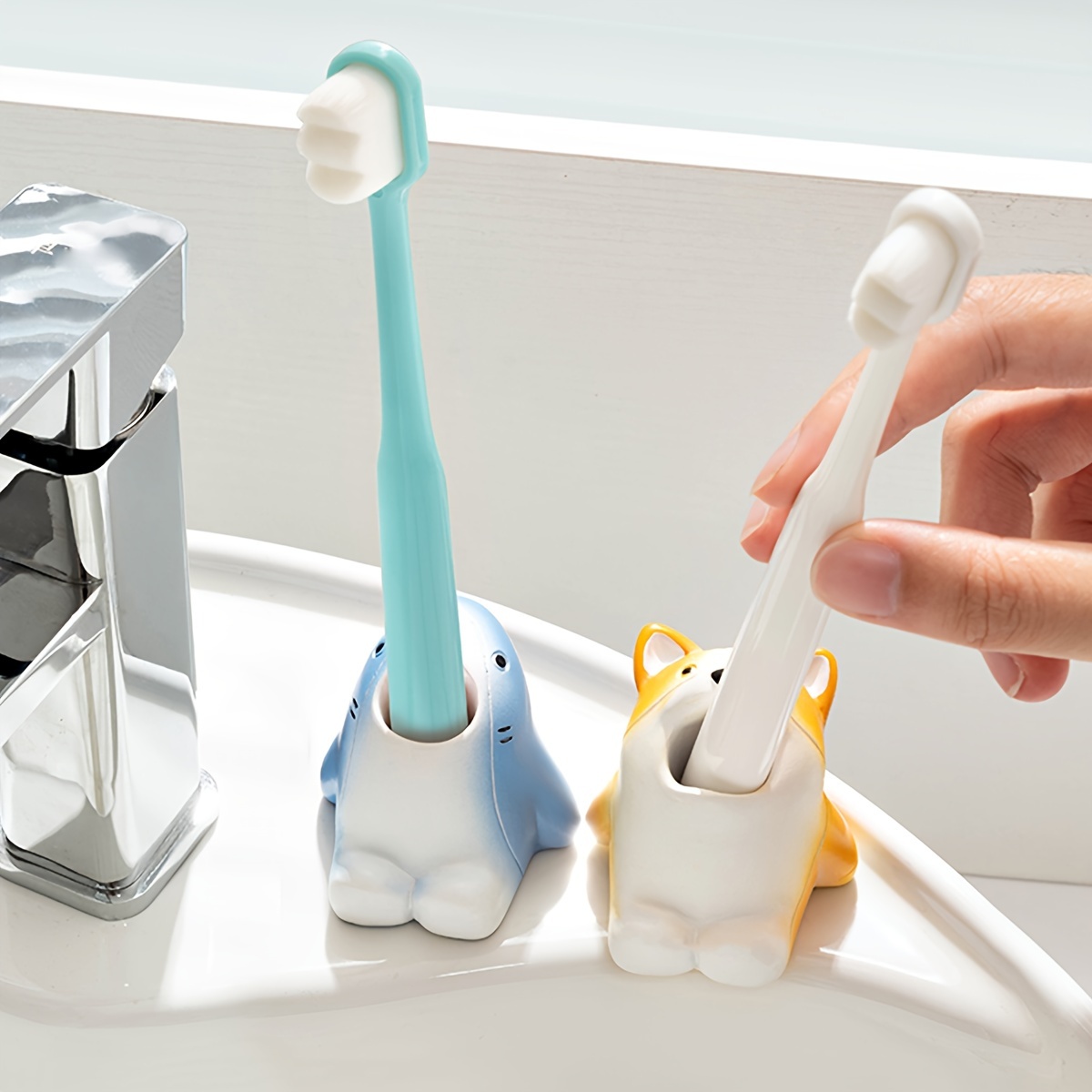 Soporte de cepillo de dientes para baño Soporte de cepillo de