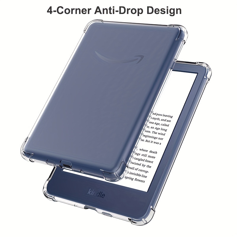 Dteck Funda trasera transparente para Kindle Paperwhite (2018) (pantalla de  6 pulgadas, 10ª generación) - Funda delgada protectora de silicona