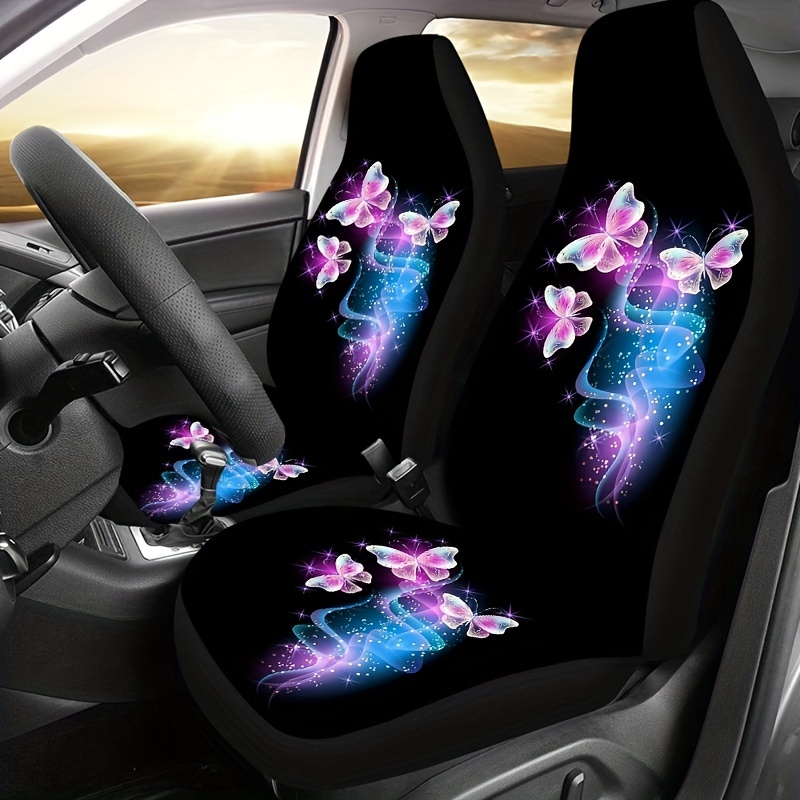 Butterfly Print Car Seat Covers Women universal Auto Front - Temu