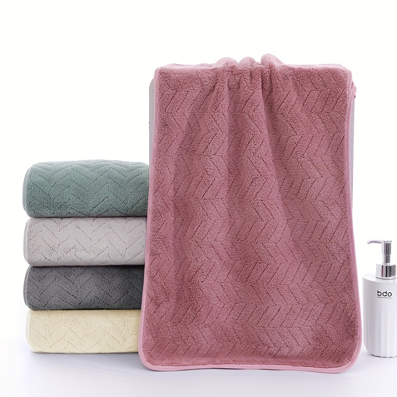 MOONQUEEN - Juego de toallas ultra suaves y de secado rápido, 2 toallas de  baño, 2 toallas de mano, 2 toallas pequeñas, microfibra coral altamente