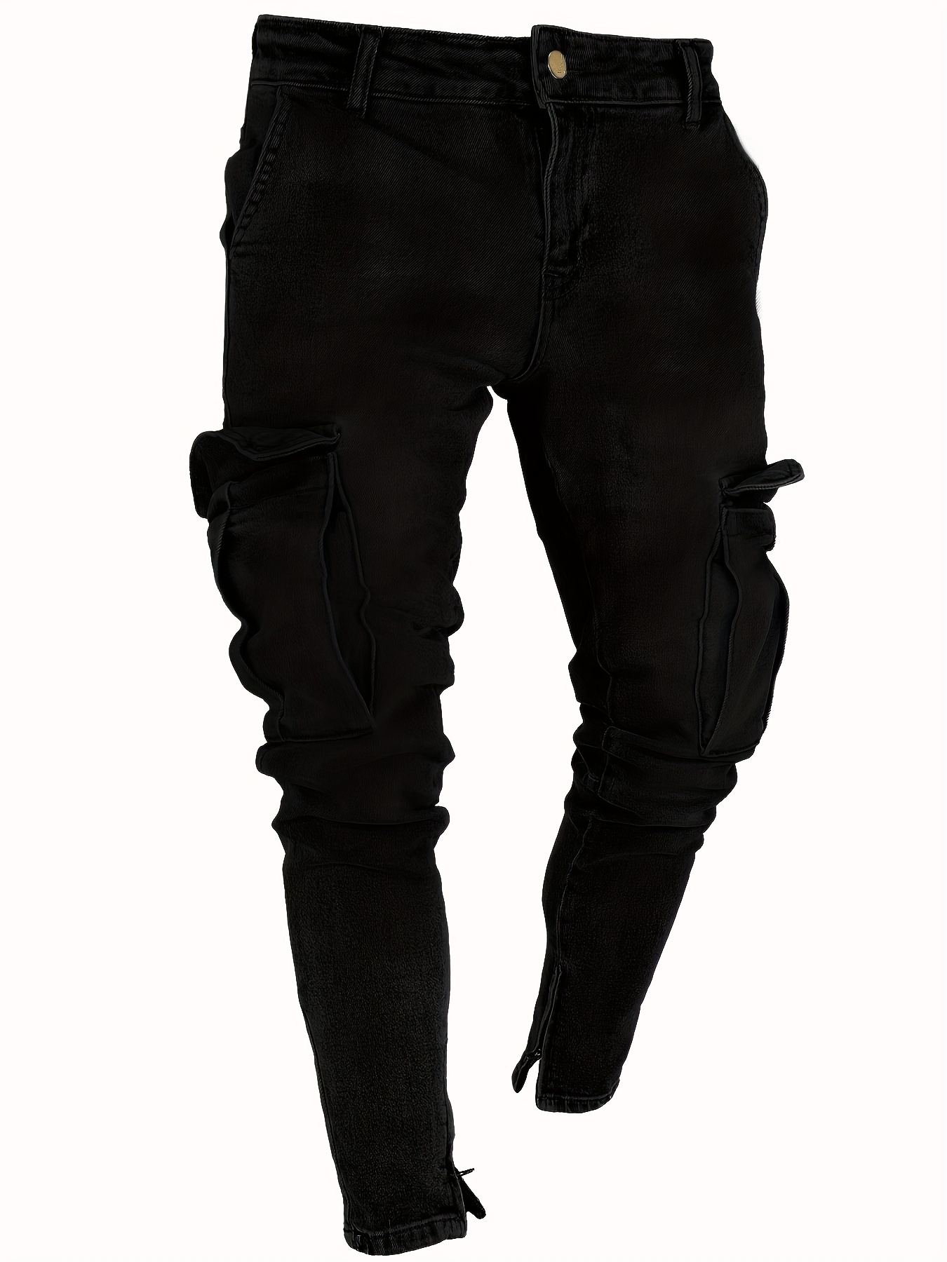 Classic Design Multi Flap Pockets Cargo Pants men's Loose - Temu