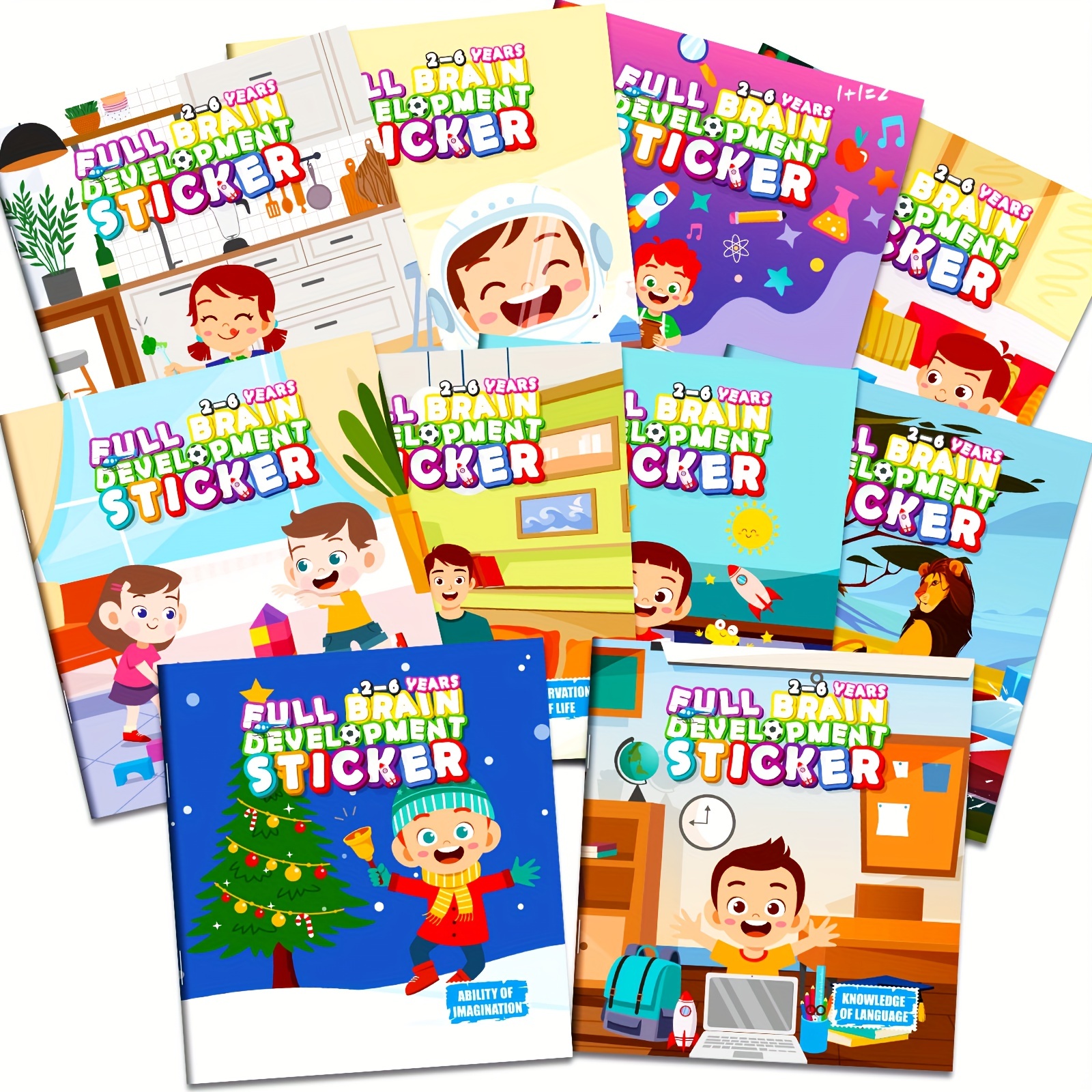 Sticker Books For Kids 2 4 Sticker Books For Toddlers 1 3 - Temu