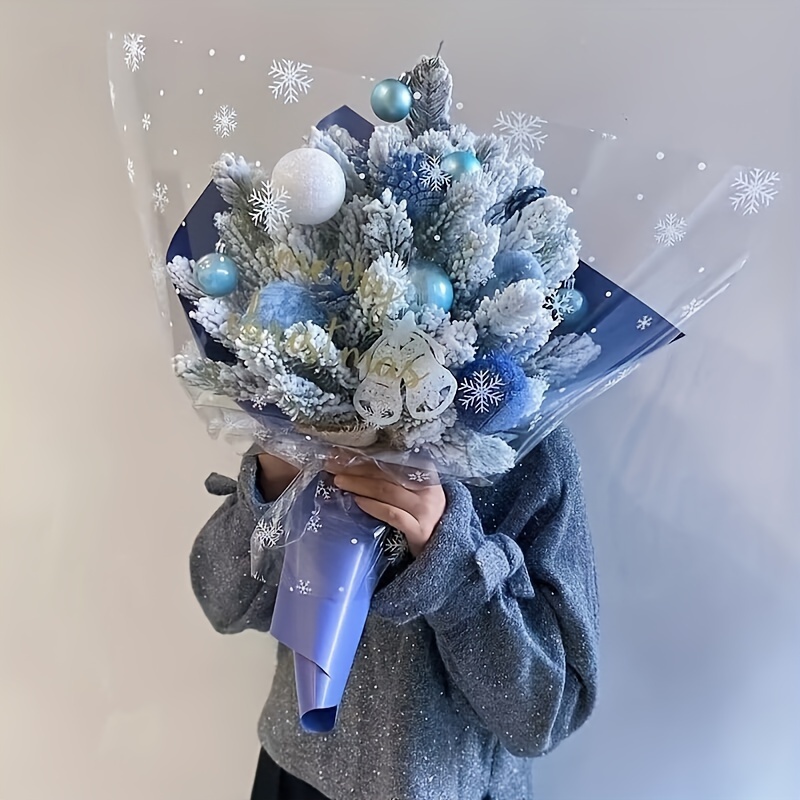 20Pcs Waterproof Flower Gift Wrapping Paper Florist Bouquet Packaging DIY  Decor