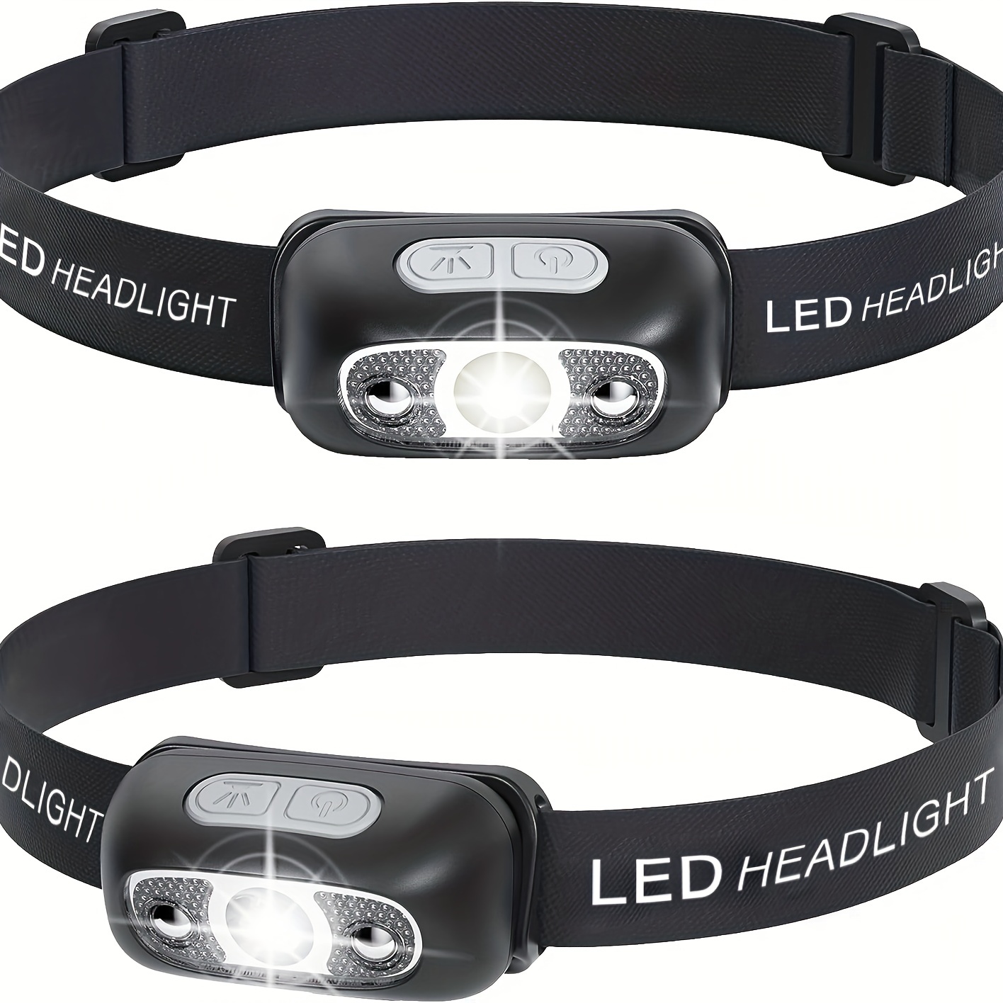 USB-wiederaufladbares LED-Licht, Nachtlauflichter für den Außenbereich,  Clip-On-Lauflichter mit Läufern und Joggern für