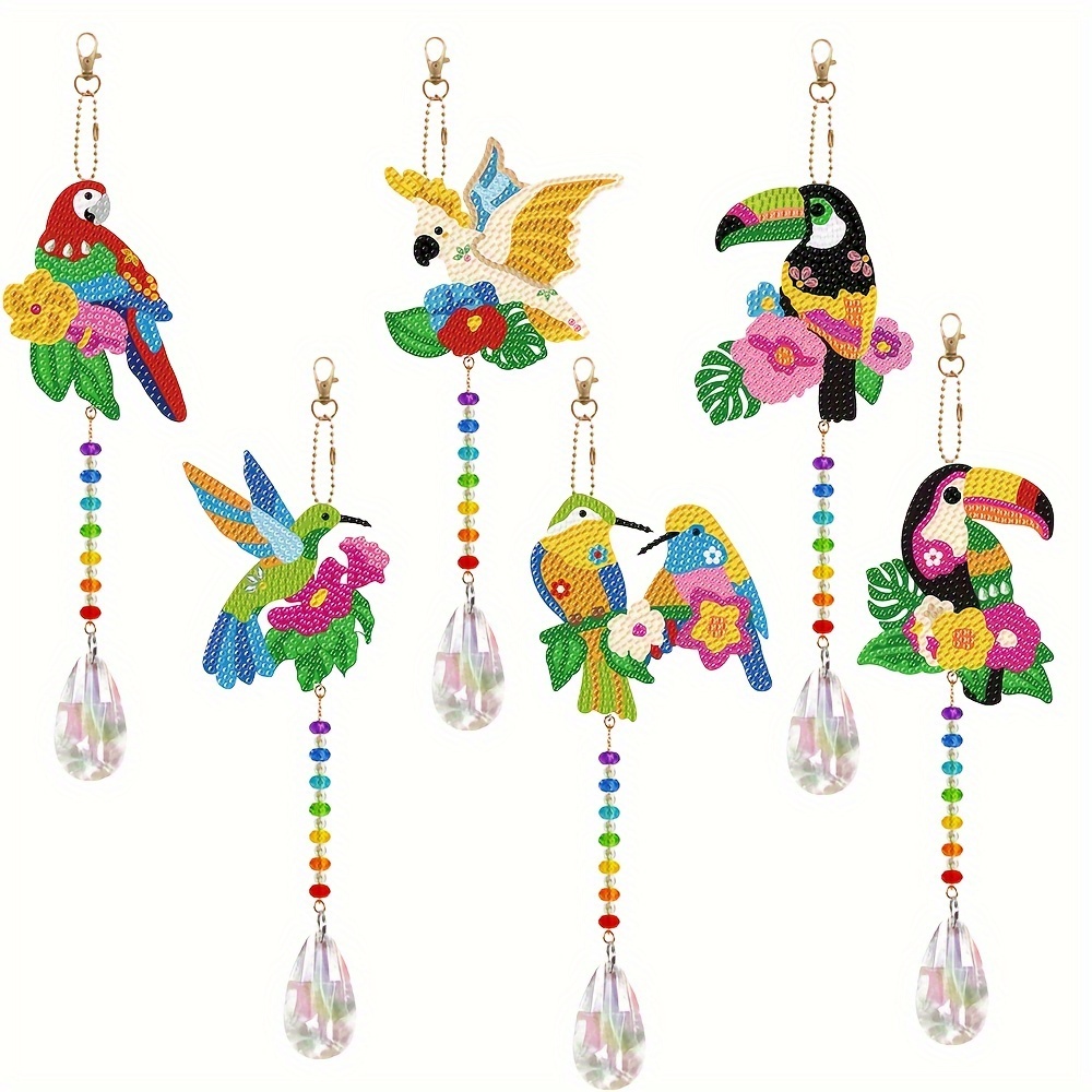 Diamond Painting Wind Chimes Kit Diy Bird Diamond Painting - Temu