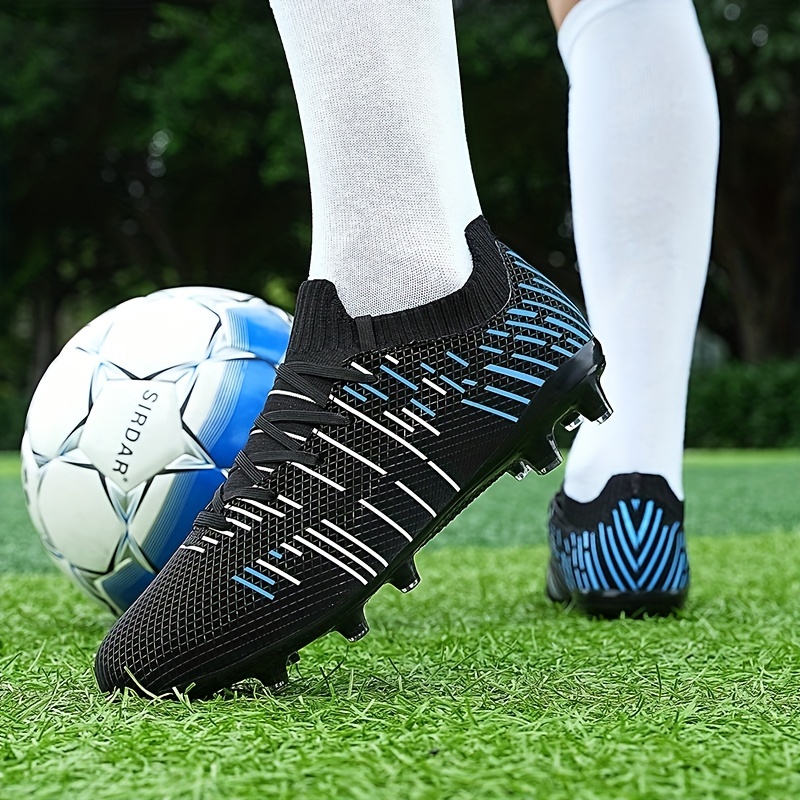 Botas de fútbol para hombre FG, tacos de fútbol atléticos para  competición/entrenamiento