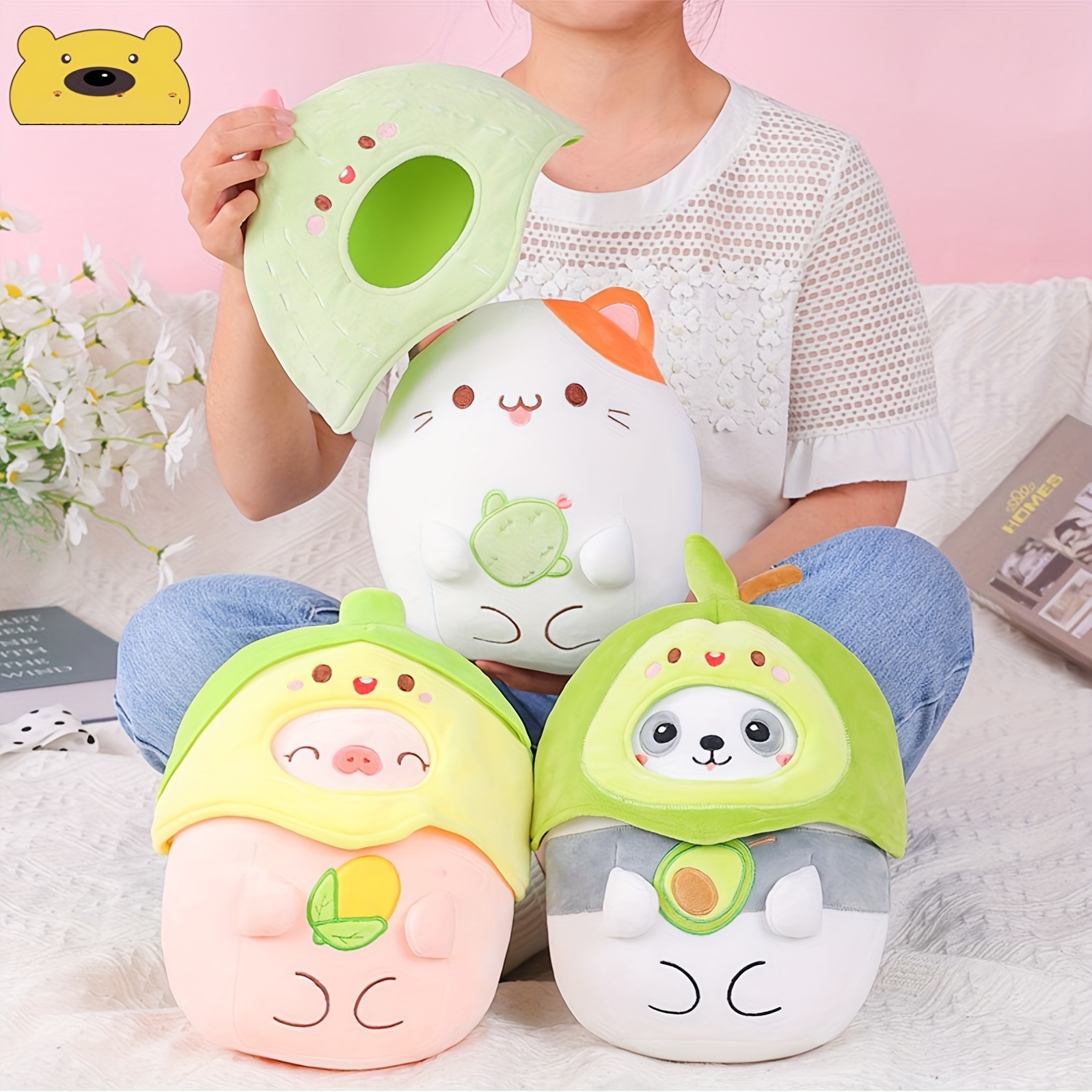 Cute Seal Doll Creative Soft Animal Pillow Children Stuffed - Temu