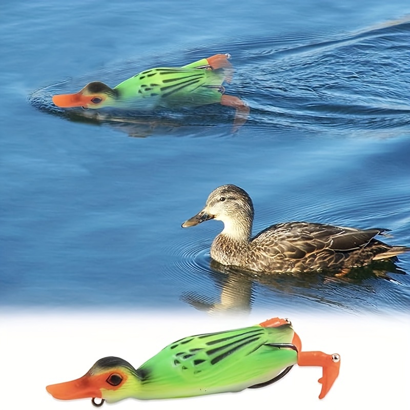 Ftk Bionic Duck Flipper Fishing Lure Realistic Design - Temu
