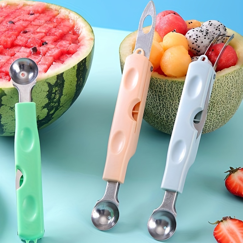 Melon Watermelons Ball Scoop Fruit Spoon Double Headed Ice Cream