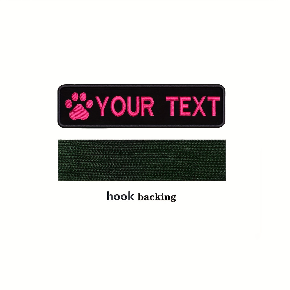 Custom Name Patches Personalized Hook Loop Jacket Patch - Temu