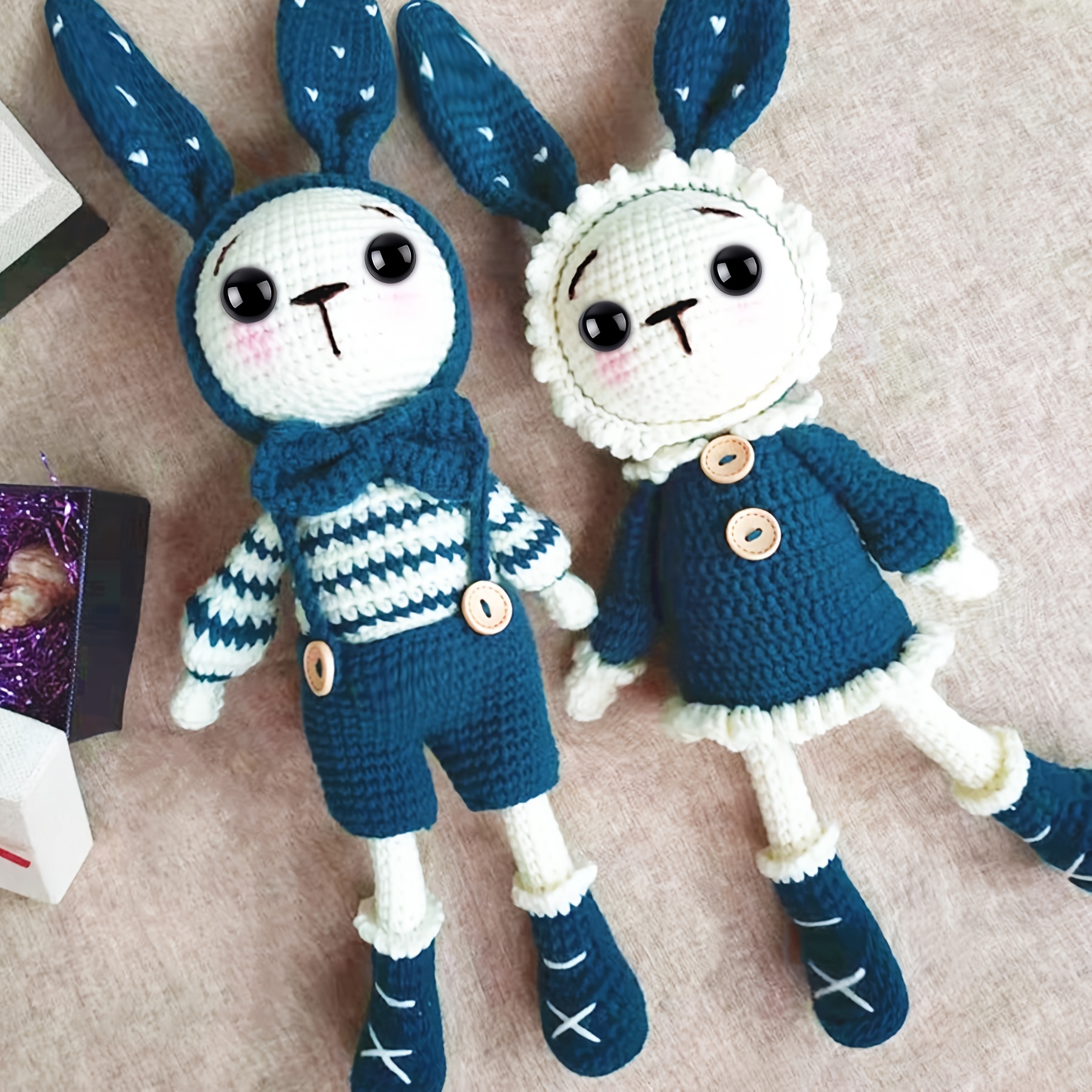 Safety Eyes For Amigurumi Stuffed Crochet Eyes With Washers - Temu
