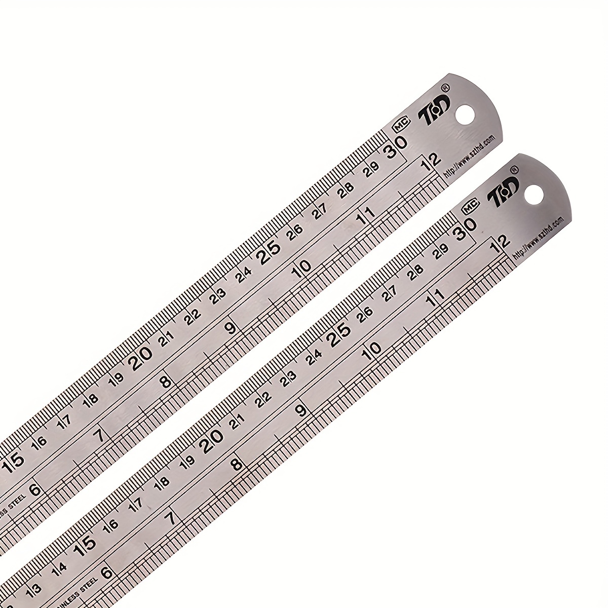 Metric 2-Sided Ruler - 30cm Left to Right or 30cm Vertical