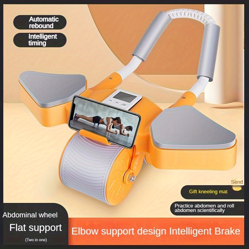 Automatic Rebound Ab Roller With Elbow Support For Effective - Temu