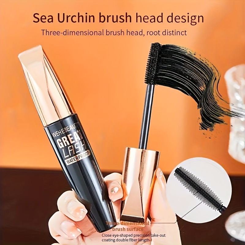 Smudge Proof 4D Silk Fiber Mascara Waterproof Long Thick Curling Mascara