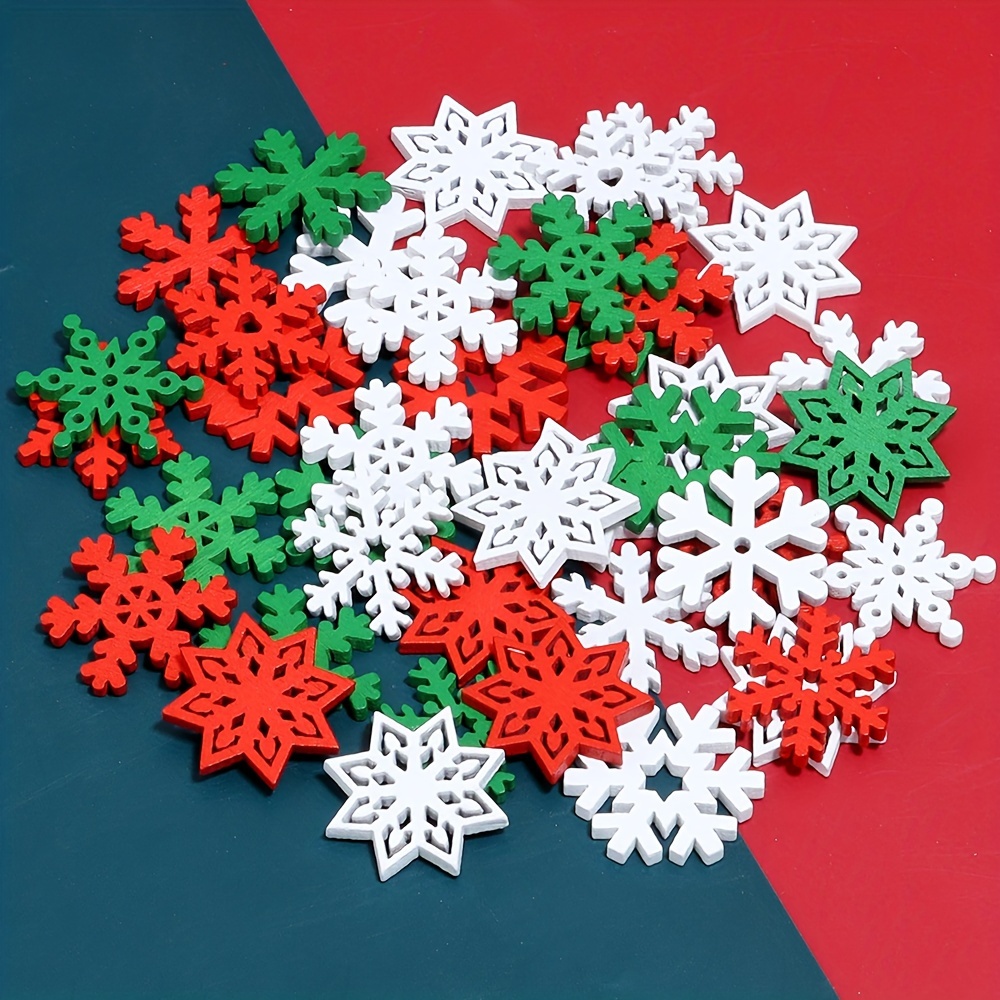 Christmas Wooden Snowflake Ornaments Snowflake Pendants - Temu