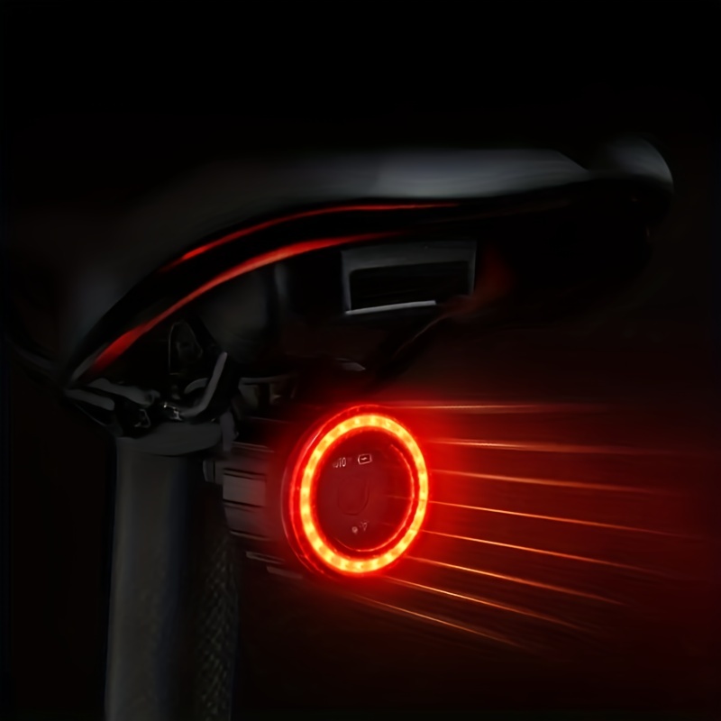 Luz Trasera De Señal De Para Bicicleta, Lámpara LED Para Bicicleta, Luces  Inalámbricas Recargables Por USB, Luz Trasera MTB, Accesorios Para Bici