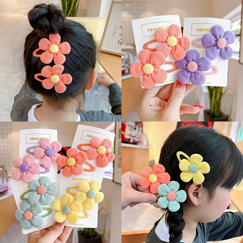 5pcs/lot)3.8 12 Colors New Style Chic Fabric Flowers For Hair Accessories  Hollow Out Leaf Pearl Flowers For Kids Headbands - AliExpress