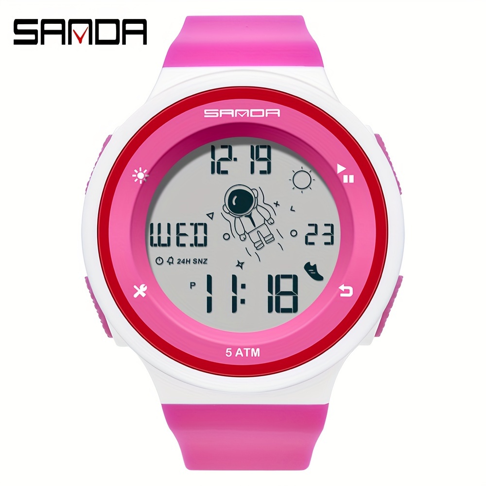 Sanda Fashion Sport Watch Women Transparent Strap Led Digital Clock Ladies  Electronic Watch Reloj Mujer Relogio Feminino 2009 - Digital Wristwatches 