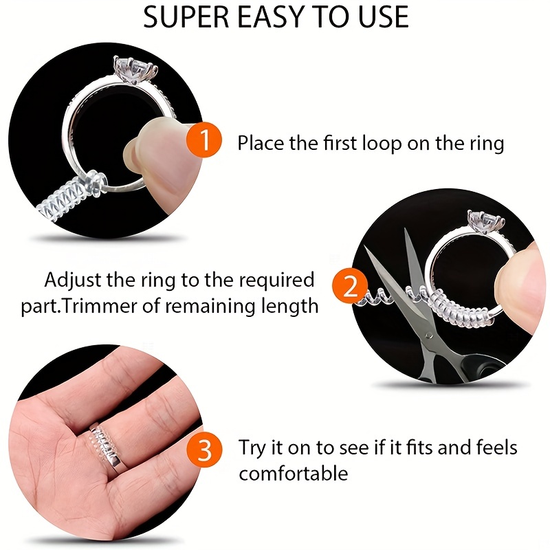 19*Ring Inner Size Adjuster Invisible Sticker Finger Ring Resizer