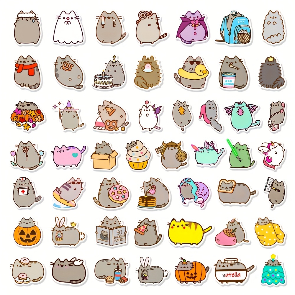 Pusheen Cat Stickers