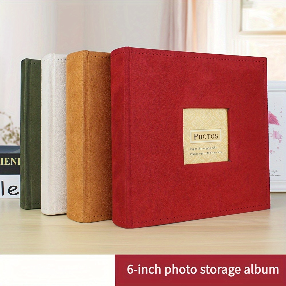 Lanpn Pequeño Album de Fotos 10x15 50 2 Paquetes, Mini Clásico Album para  Photos Bolsillos Carga Superior Verticales Rojo : : Hogar y cocina