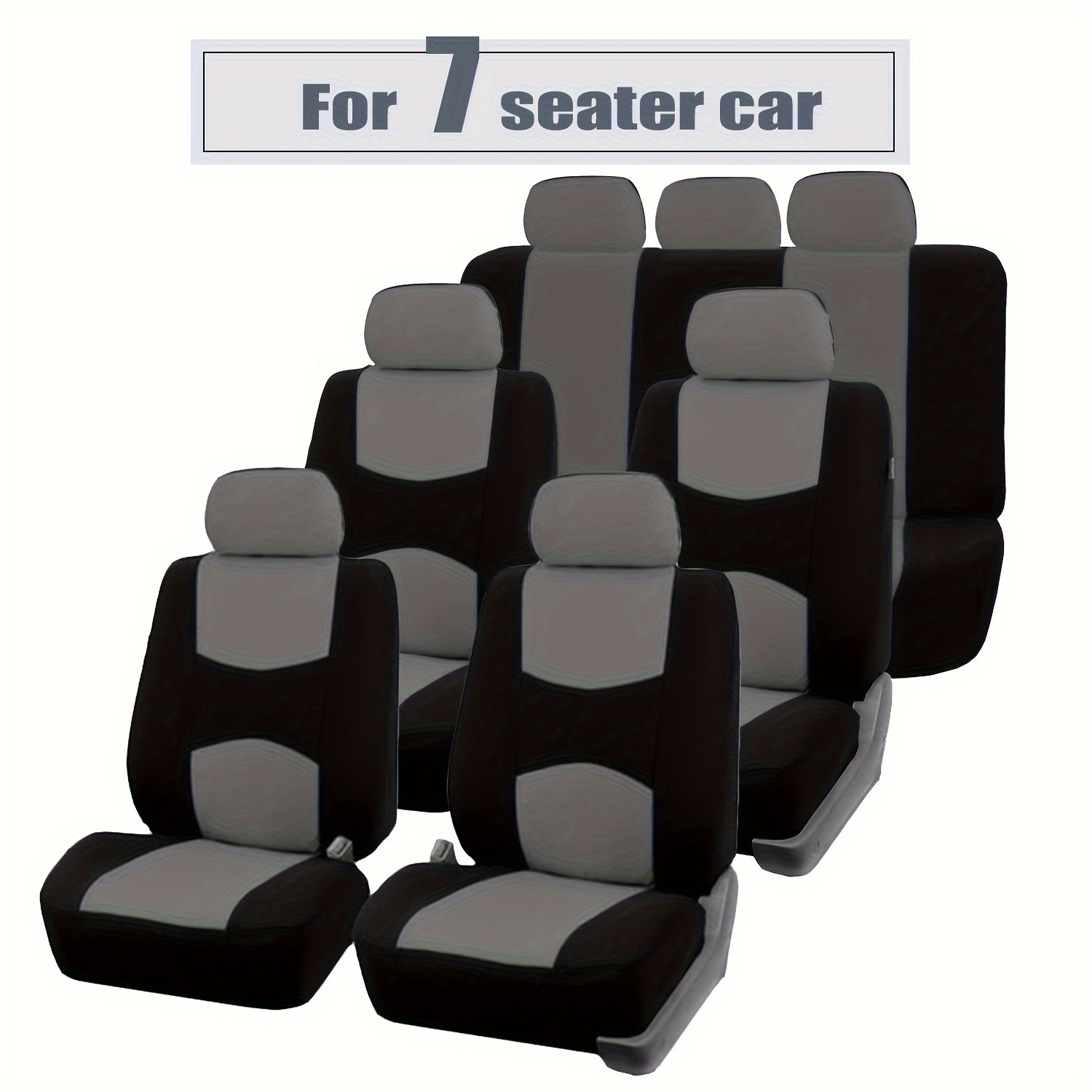 TEMU Universal Car Covers Made Of Polyester Fabric With 2mm Foam, Suitable For All .