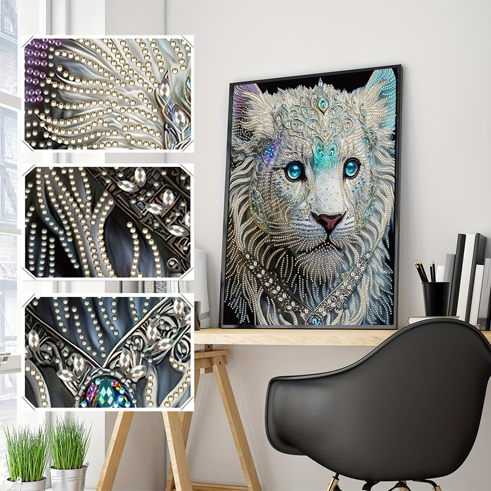 5d Diy Diamond Painting Animal Series Full Diamond Painting - Temu New  Zealand