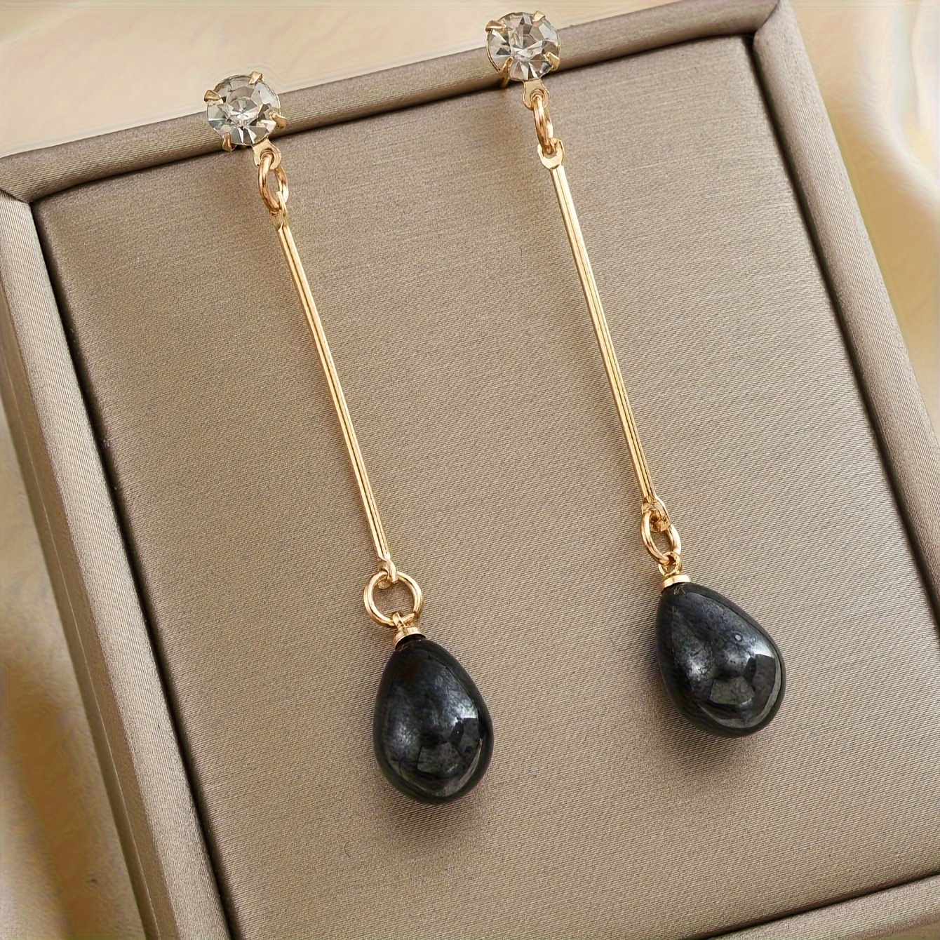 Faux Pearl Long Dangle Earrings Great Gift