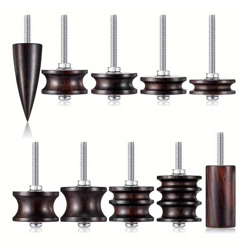 Leather Burnished Bits For Rotary Tools Pu Leather Burnishing Tool Tips For  Clean Edges Of Leather Craft Projects - Temu