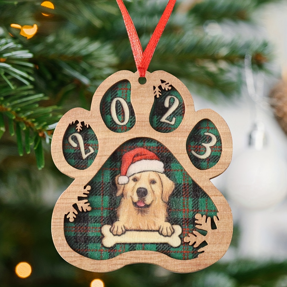 Personalized Cheetah Christmas Ornaments 2023 Custom Gifts for Animal Lover  Pet Dog Owners Christmas Trees Decor Holiday Xmas Ornament Souvenir Round