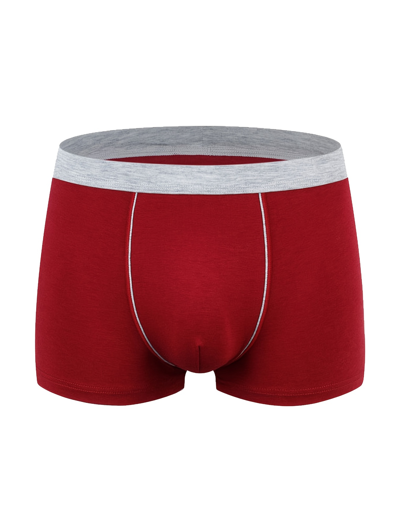 Men's Underwear Cotton Briefs Breathable Youth Underwear Plus Size Medium  Waist Triangle Boxing Underwear M-5XL Color: A13, Size: 5XL 105-125KG