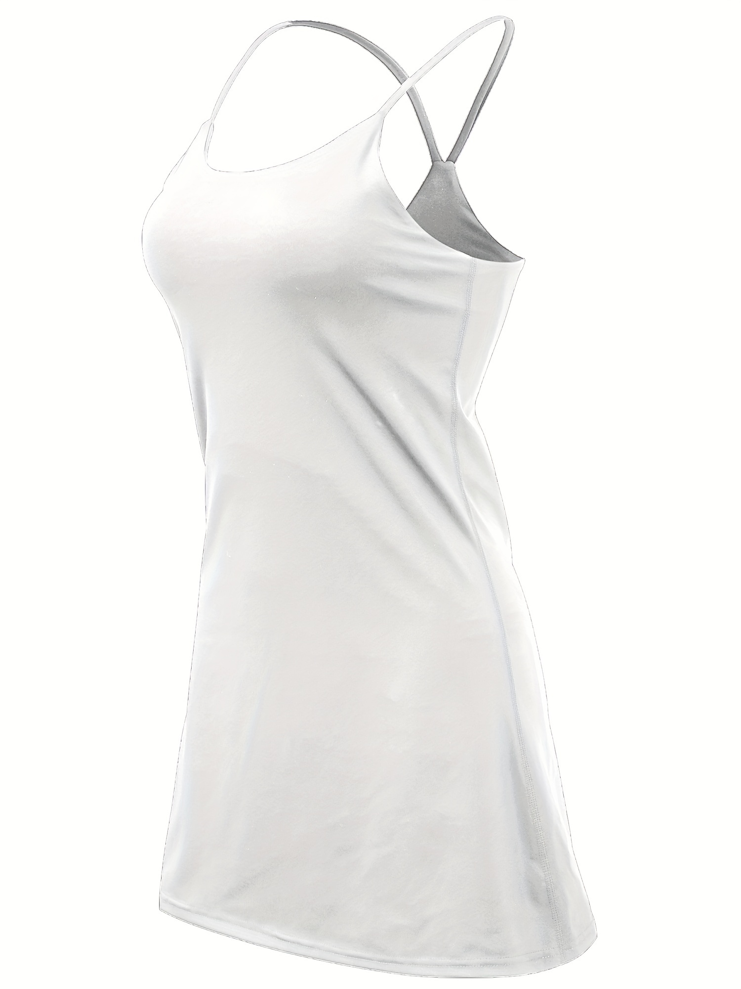 Women's Tennis Dress, Workout Golf Dress Built-in with Bra