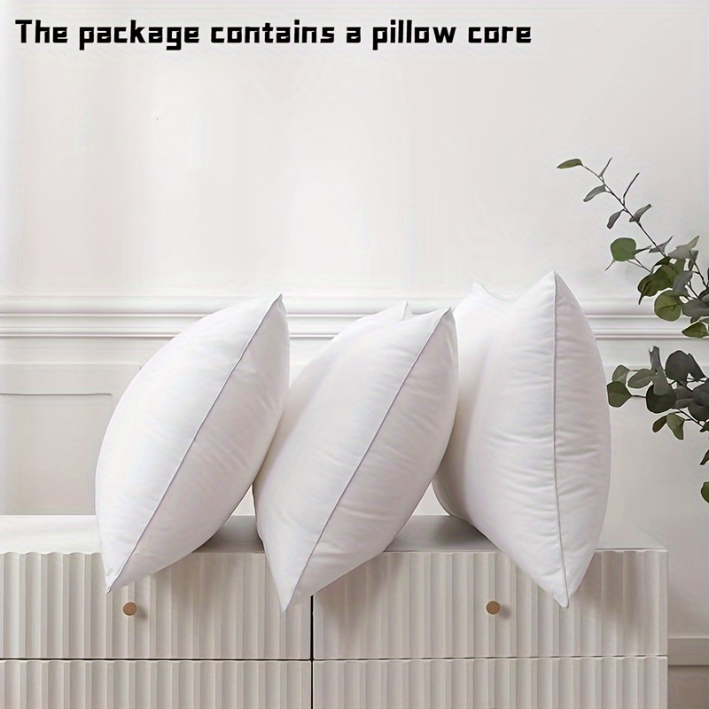 Soft Microfiber Bed Pillows Sleeping Fluffy Fiber Filled - Temu
