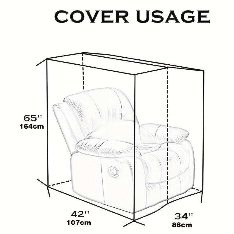 Furniture Cover Dust Proof Moving Bag For Chairs - 2pcs