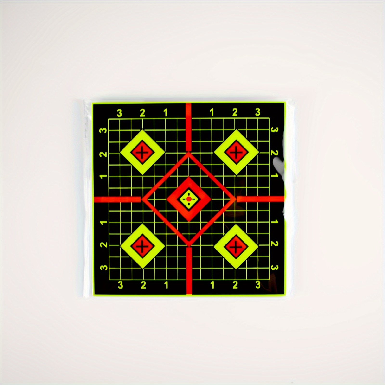 25pcs Shooting Targets with Reactive Self-Stick Splatter Paper - 6-Inch Tactical Training Targets, Durable Paper Targets for Indoor/Outdoor Use, Precision Practice