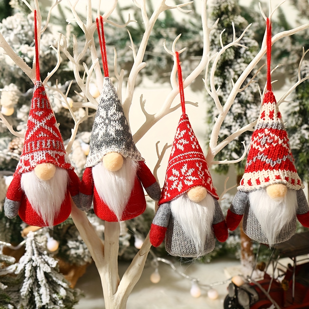 Christmas Gnome, Xmas Decorations Santa Ornament Faceless Doll Elf Home  Holiday Indoor Outdoor Decor Table Decorations