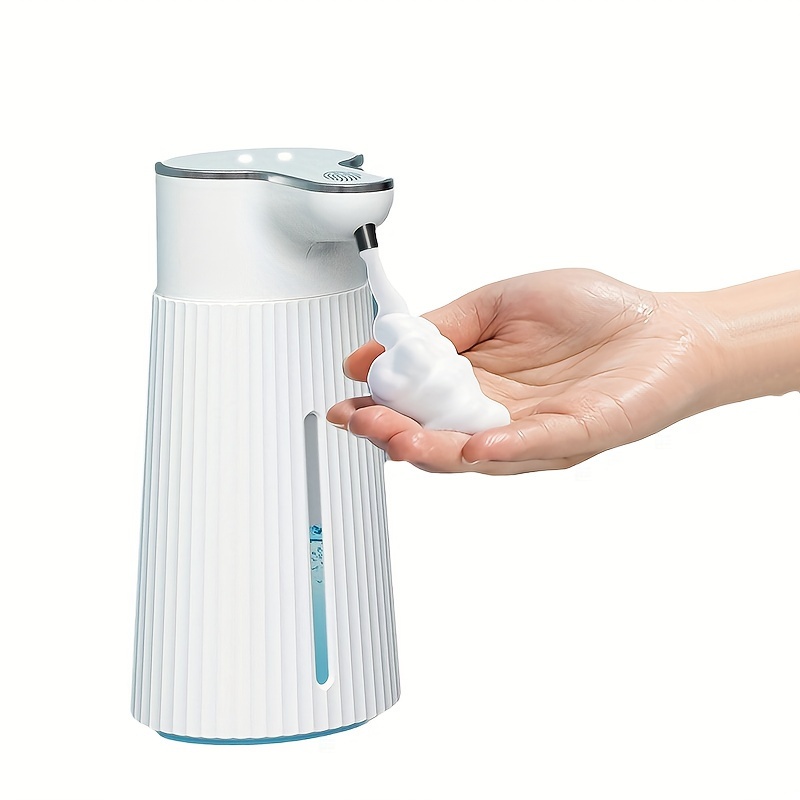 Dispensador automático inteligente de jabón para montaje en la pared, sin  contacto, eléctrico, para baño, cocina, uso comercial (blanco)