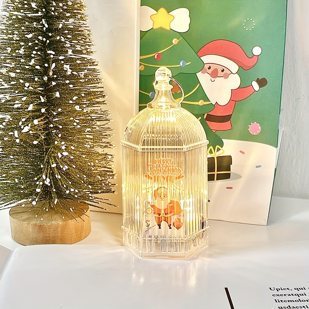 Christmas Wind Lights Portable Night Light Led Candle Lamp - Temu