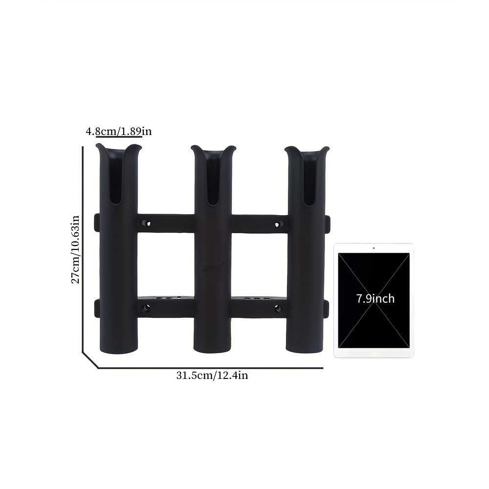 One/two/three/four Holes Fishing Rod Rack Plastic Fishing - Temu