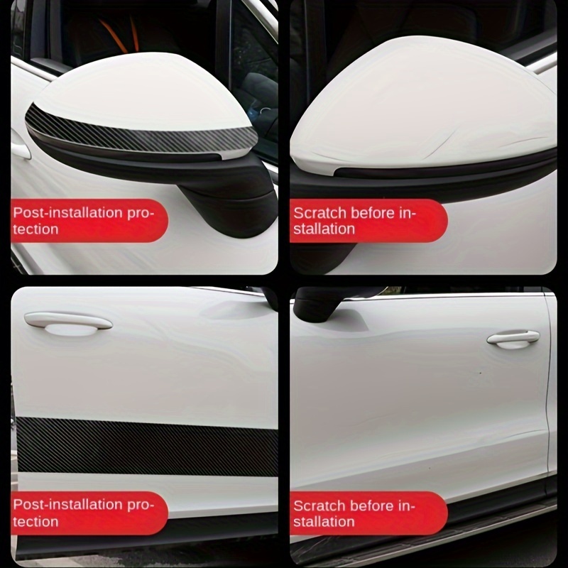 Door Sill Strip Car Stickers Auto Interior Protector Nano Glue Car