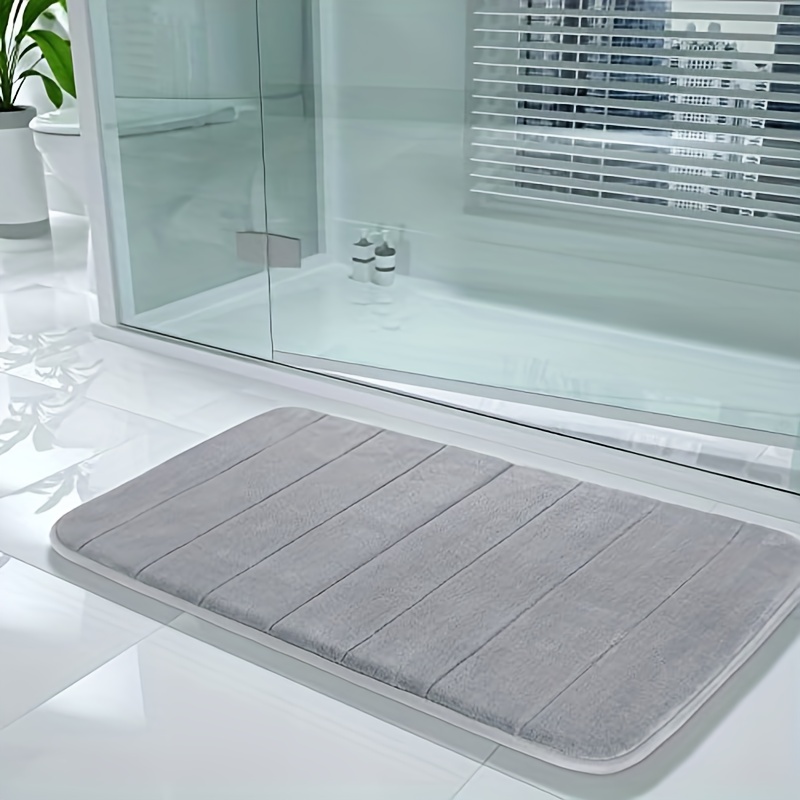 Thick Memory Foam Bath Rug Soft Non Slip Absorbent Bath Mat