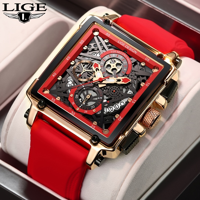 Relojes Lige Moda Hombre, Relojes Deportivos Lujo Primeras Marcas, Relojes  Ultrafinos Simples Impermeables, Reloj Cuarzo Hombre, Opción Ideal Regalos  - Joyería Accesorios - Temu