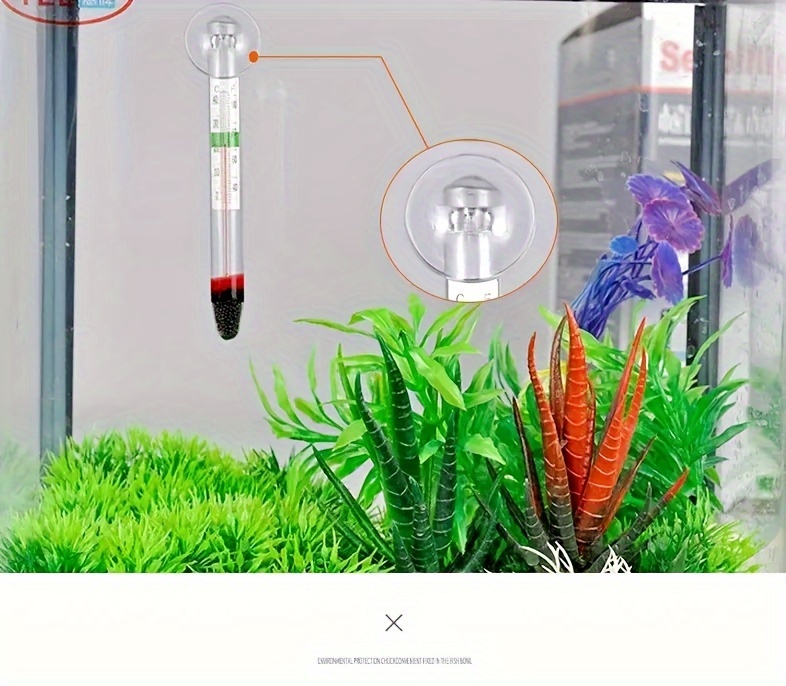 Aquarium Aquarium Ornamental Fish Thermometer, Suspended Small And Plump  Glass Water Temperature Gauge, Precise Temperature Measurement For  Kerosene, Multi-functional Temperature - Temu