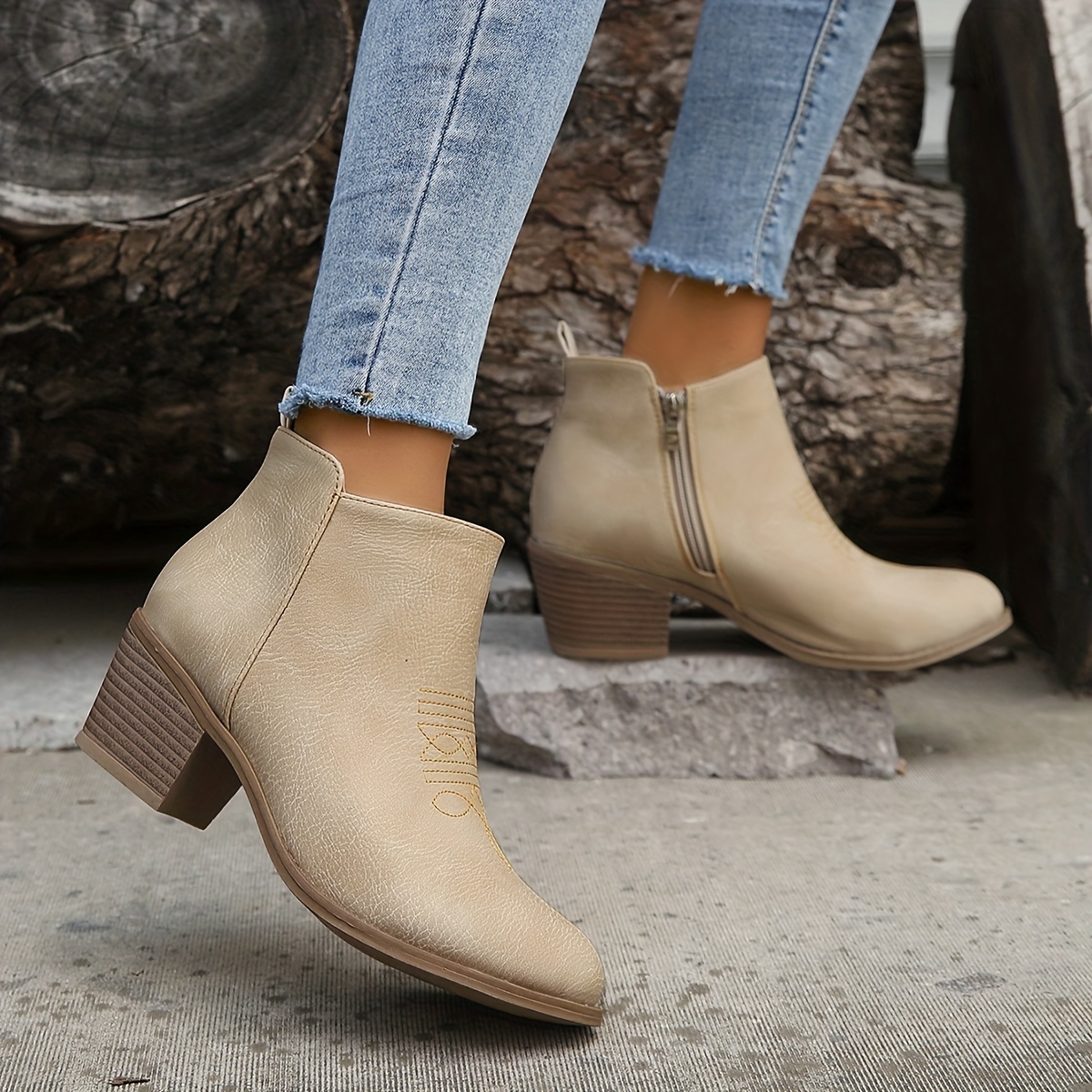 Lucky brand hot sale zipper booties