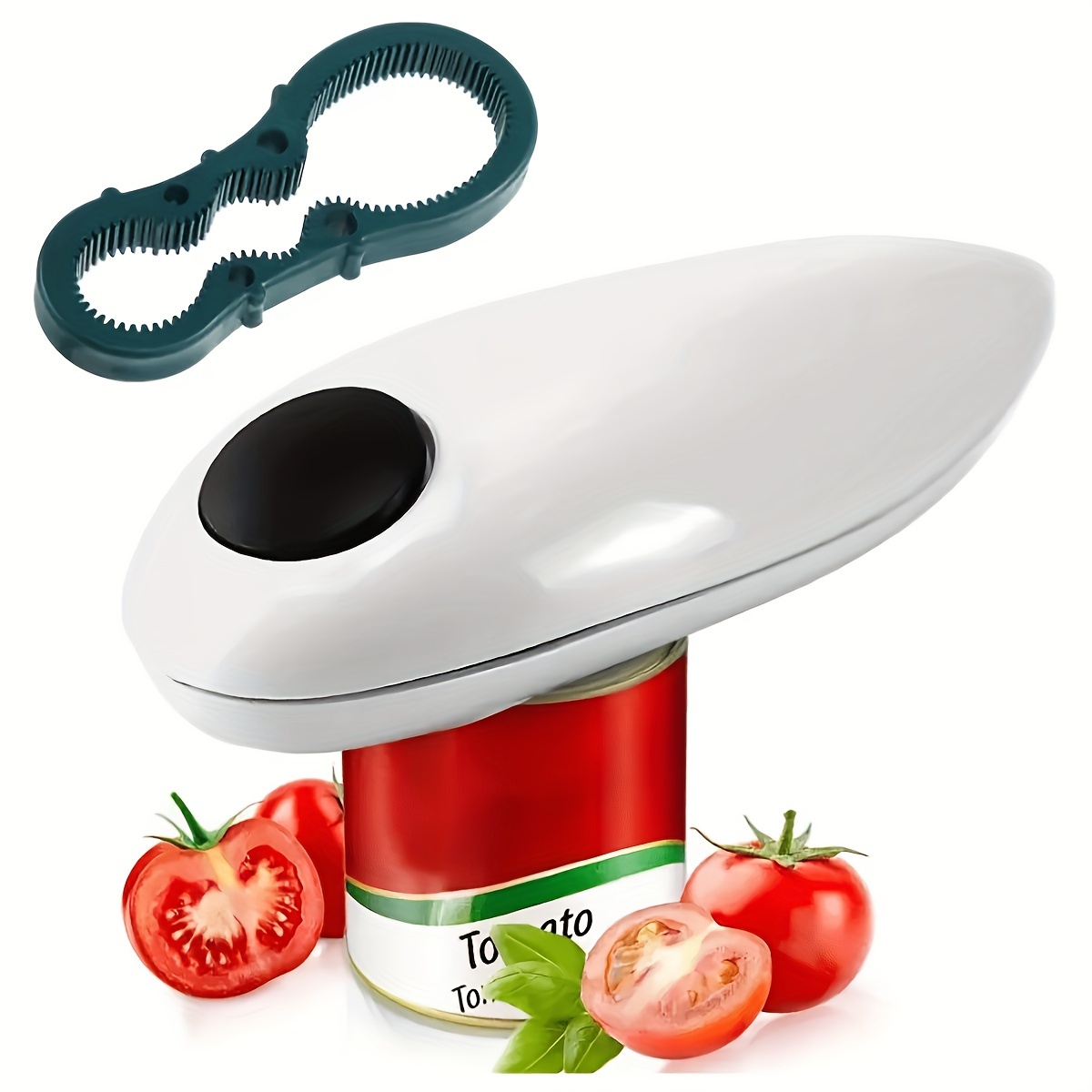 Electric Can Opener Mini One Touch Automatic Smooth Edges Openers Handheld  Jar Openers Battery Operated Portable For Kitchen - Temu