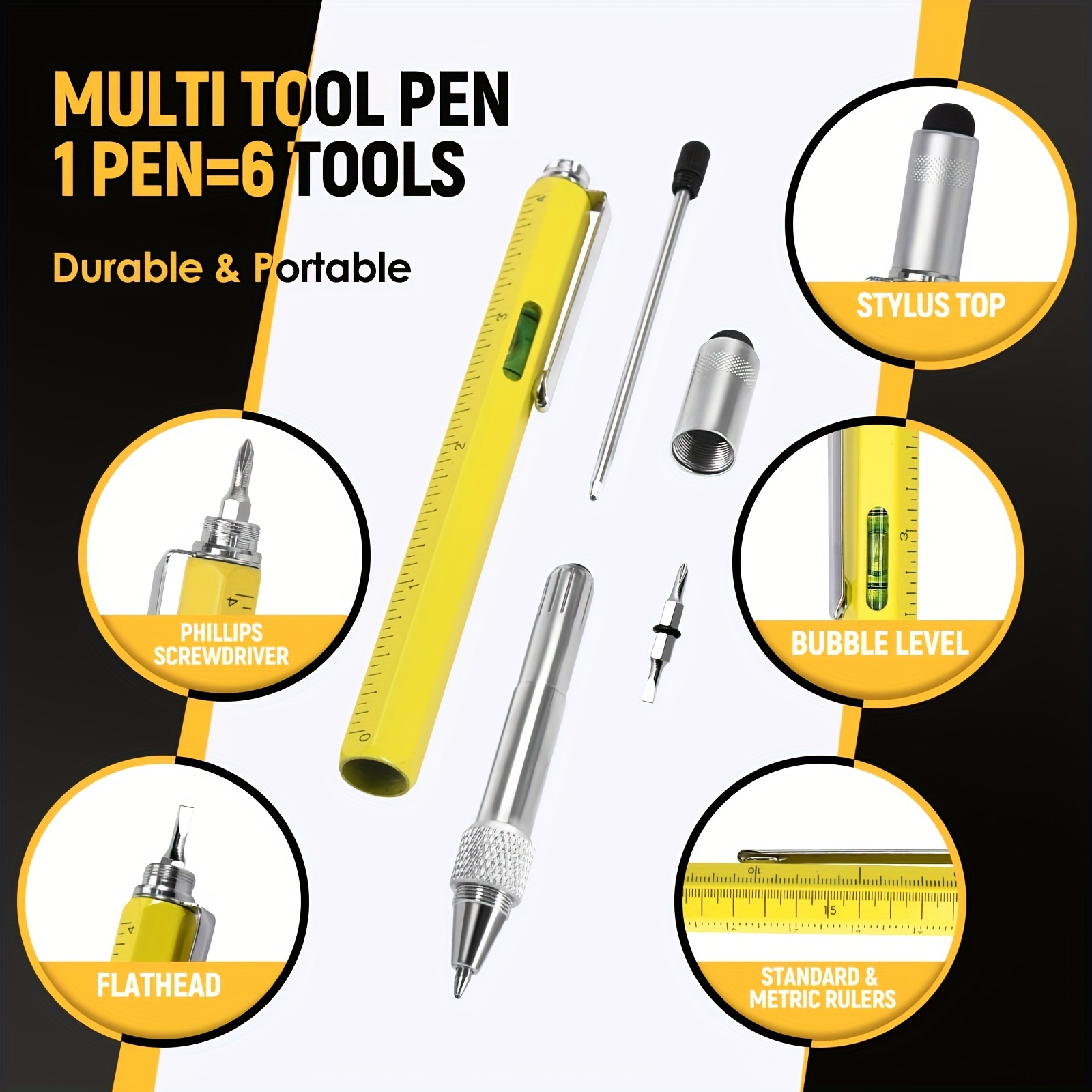 1 Multitool Pen Stocking Stuffers For Men Adults Gifts For - Temu