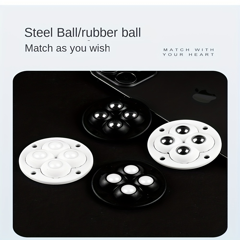 Adhesive Ball Universal Pulley No Punching Lightweight - Temu