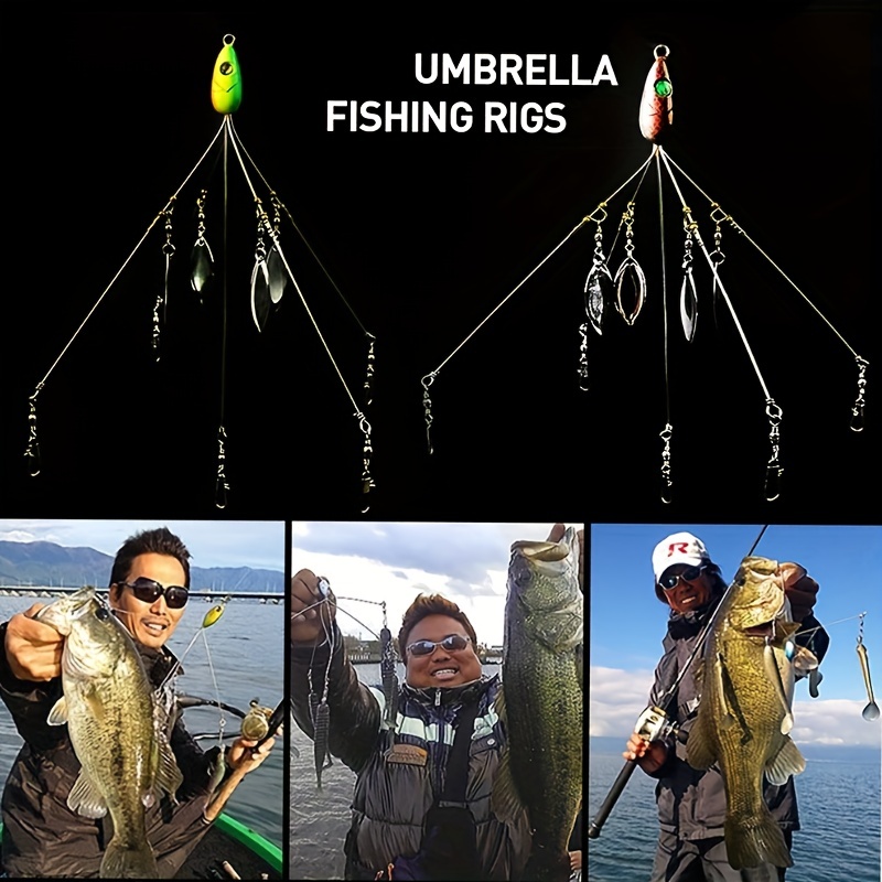  5 Arms Alabama Umbrella Rig Fishing Ultralight Tripod