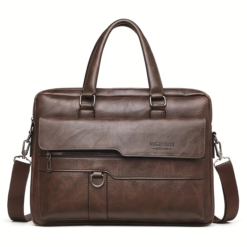 Soft leather computer on sale bag